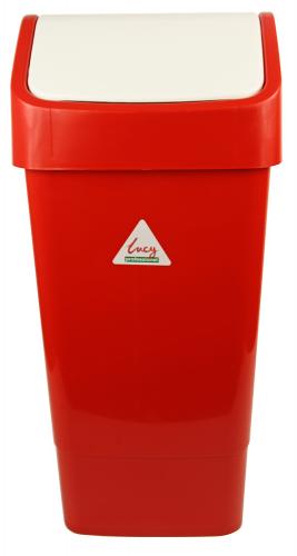 Swing Top Bin 50lt - White